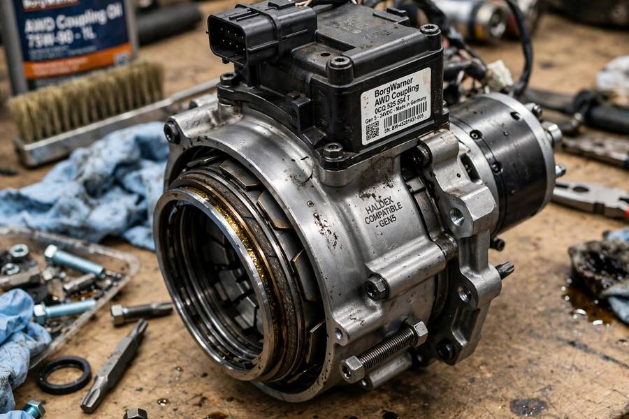 Electronic clutch pack coupling used in real time AWD systems