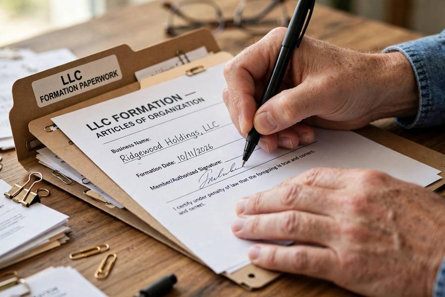 Signing LLC formation documents when choosing in the single member LLC vs multi member LLC debate