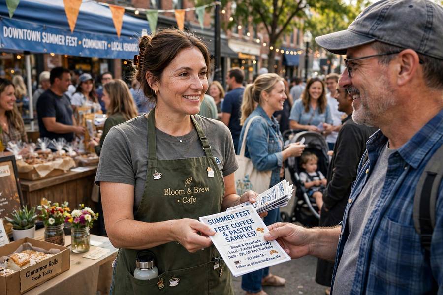 Community outreach event, a grassroots small business marketing strategies tactic