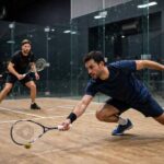 Squash Rules: How to Play, Scoring, and the Rules That Matter Two players mid-rally on a squash court