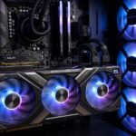A dedicated GPU installed in a PC, the most important component for Stable Diffusion system requirements