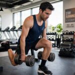 Strength Training for Runners: The Complete Guide Runner doing Bulgarian split squats as strength training for runners