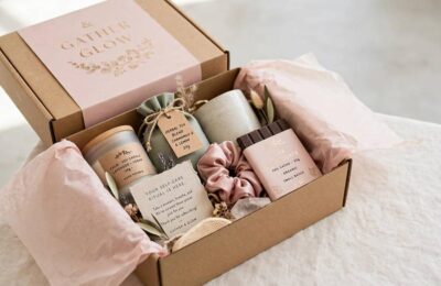 Opening a beautifully packaged box, the goal of subscription box packaging ideas