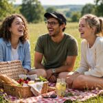 Friends enjoying a picnic, one of the best summer bucket list ideas
