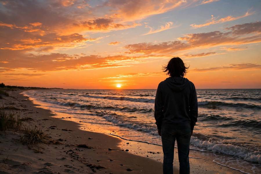 Watching a beach sunset, a classic summer bucket list idea