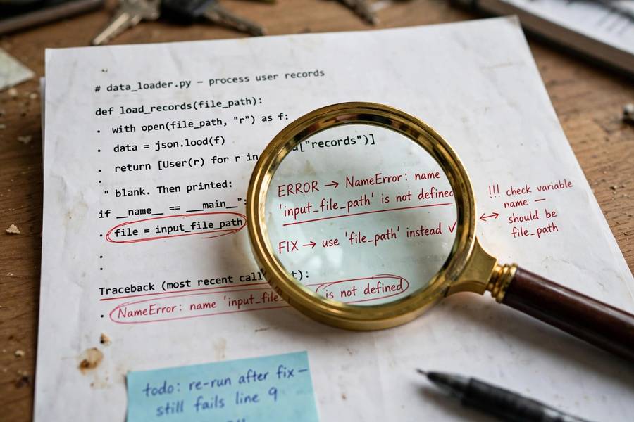Debugging real code issues like the tasks AI agents solve in SWE-bench