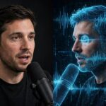 Text to Speech vs Voice Cloning: What's Actually Different? Conceptual image comparing a real voice with its AI clone for text to speech vs voice cloning