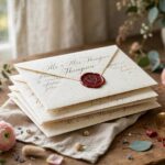 Hand-addressed envelopes with calligraphy — wedding invitation addressing done the traditional way