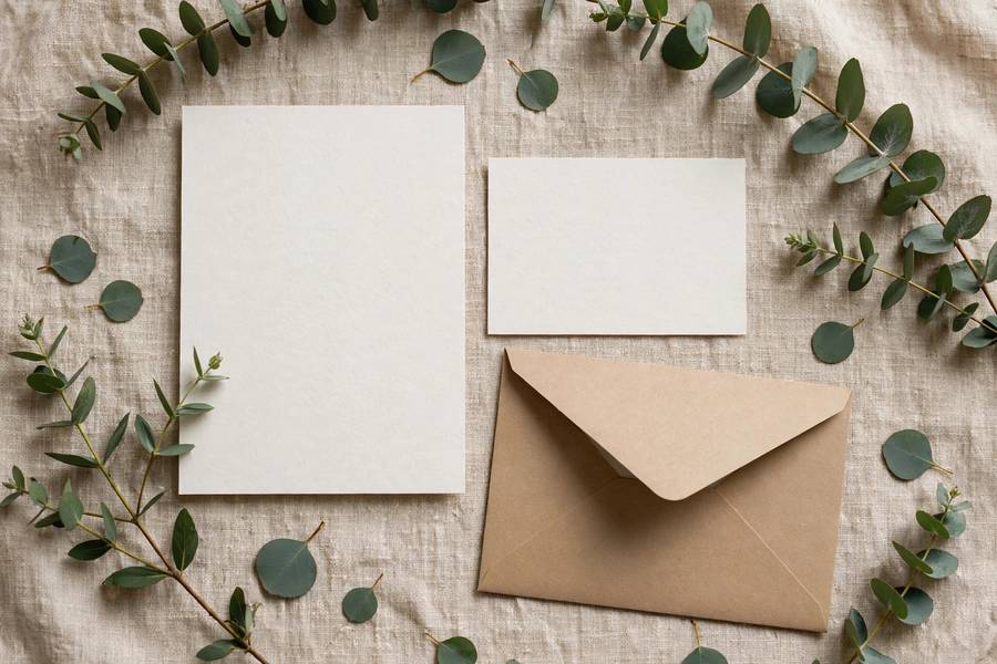 Wedding invitation details card