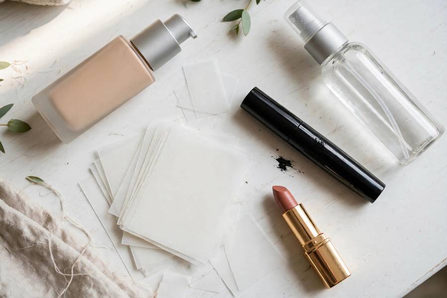 A wedding day touch-up kit — essential wedding makeup tips for all-day wear
