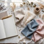 Wedding Planning Checklist: The Complete 12-Month Timeline A wedding planning checklist with fabric swatches and a calendar — the complete 12-month planning timeline
