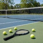 What Are the Basic Rules of Tennis? A Beginner's Complete Guide Tennis court with racket and balls