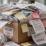What Happens When Context Window Is Full? Limits and Fixes An overflowing container with documents spilling out representing a full context window