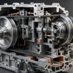 What Is a CVT Transmission? How It Works, Pros and Cons Cutaway of a CVT transmission showing belt and pulleys, illustrating what is a CVT transmission