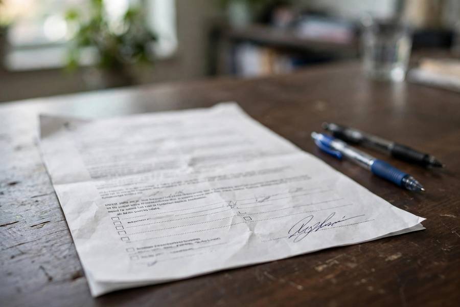 Signed joint venture contract showing what is a joint venture in business law