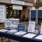 What Is a Referendum? Meaning, Types & Examples Voters casting ballots at a polling station during a referendum vote