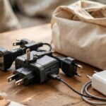 What Is a Travel Adapter? (And What It Isn't) A universal travel adapter with multiple plug types, illustrating what is a travel adapter