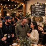 What Is a Wrap Party? Hollywood's Biggest Night Off, Explained Cast and crew celebrating at a film wrap party in a decorated venue