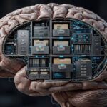 What Is Agent Memory in AI? Types, How It Works, Limits AI agent memory visualized as digital filing system in brain