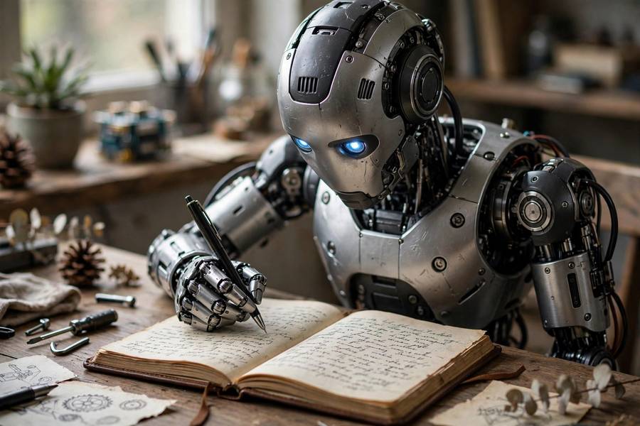 AI agent recording memories in a journal