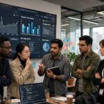 Engineers examining training data to understand what is AI bias and where it originates