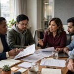 What Is AI Governance? Rules, Risks, and Who Sets Them Professionals discussing AI governance policy in a meeting