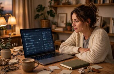 An AI agent completing multi-step tasks on a laptop for a user