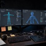 What Is CGI in Movies? How Digital Effects Work A 3D artist creating CGI for movies on a workstation