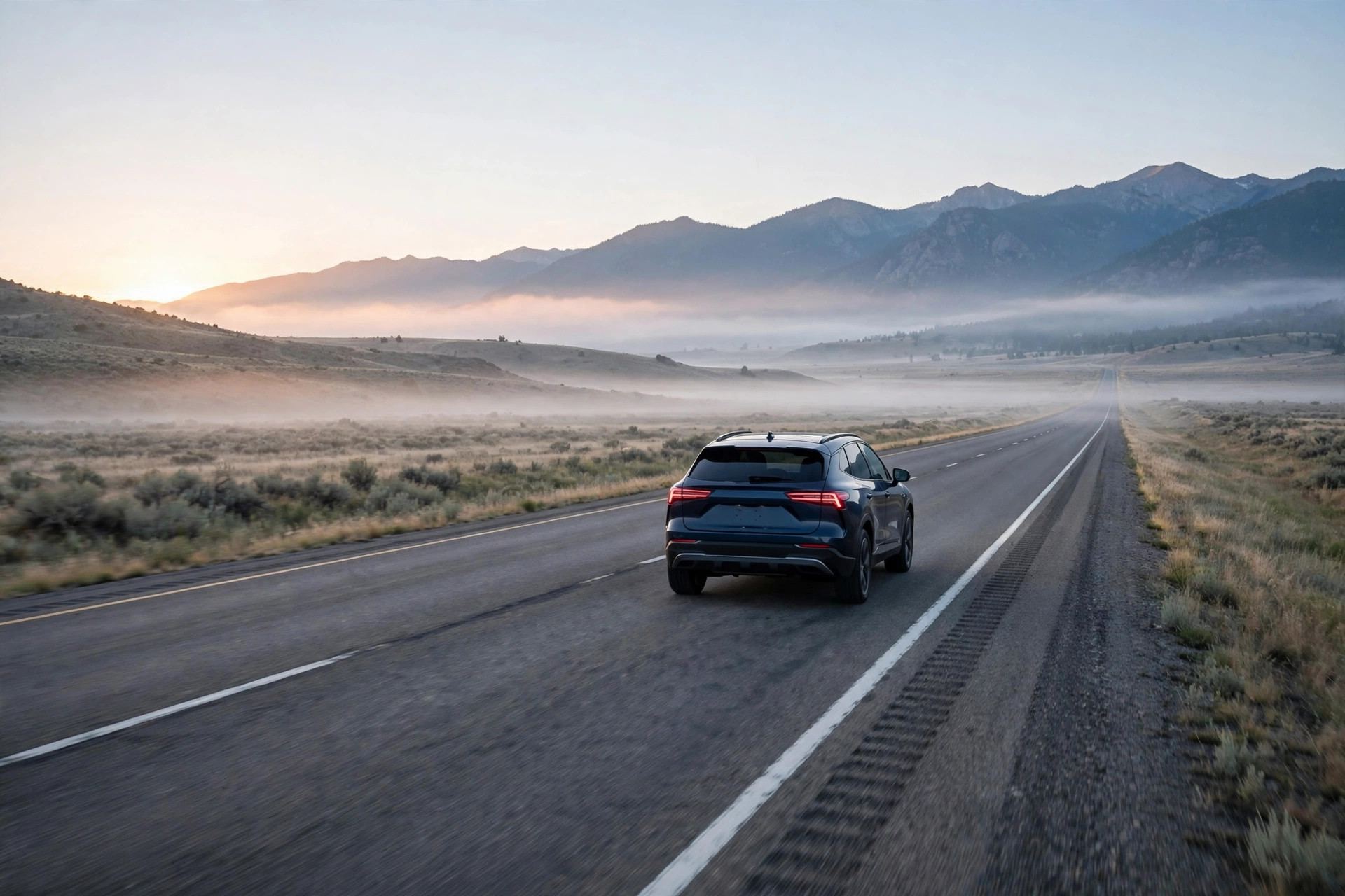 A car cruising an open highway where cruise control works best — what is cruise control