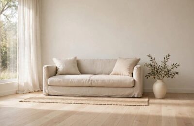 Calm minimalist living room showing what is minimalism in home design