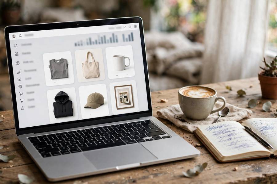 Managing a store after learning what is print on demand business