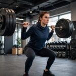 What Is Progressive Overload? The Key to Building Strength and Muscle Strong athlete performing progressive overload barbell squats in a modern gym