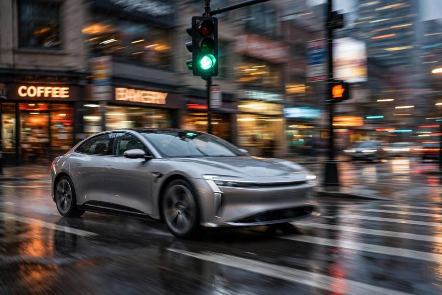 Electric car launching instantly, the instant answer to what is torque in cars in an EV