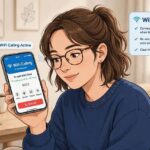 What Is WiFi Calling? How It Works, Cost, and Setup Guide Person using a smartphone with WiFi calling feature illustration
