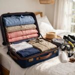 What to Pack for a Cruise: The Complete Checklist Packing a suitcase for a cruise with resort wear, sunscreen, and snorkel gear — a complete cruise packing checklist