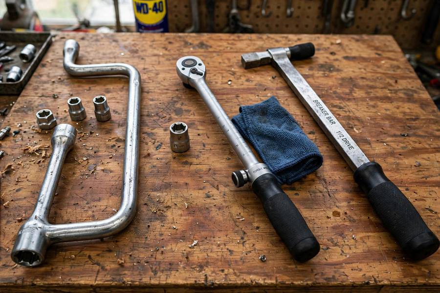 Wrenches for tire changing featured in what tools do you need to change a tire