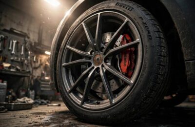 Car wheel where wheel torque vs engine torque concepts play out