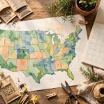 When to Start a Garden by Zone: Timing It Right Garden planning table with seed packets and calendar for zone-based planting dates