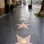 Multiple Walk of Fame stars in a row on Hollywood Boulevard